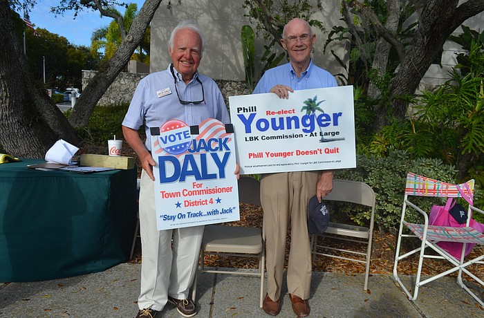 Candidates Jack Daly and Phill Younger