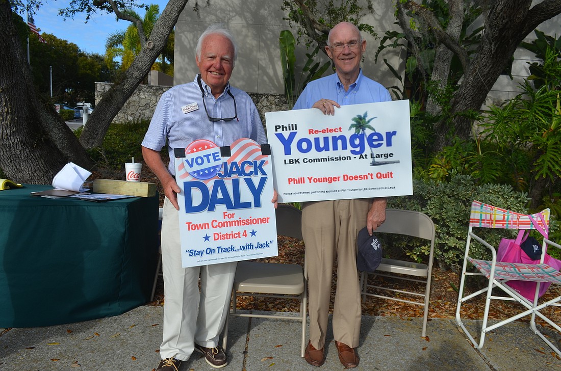 Candidates Jack Daly and Phill Younger