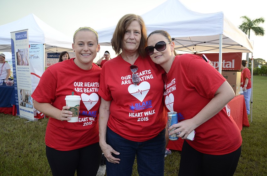 Brittany Sutton, Sue Aulaeaugh and Melissa Deem, Blake Medical Center