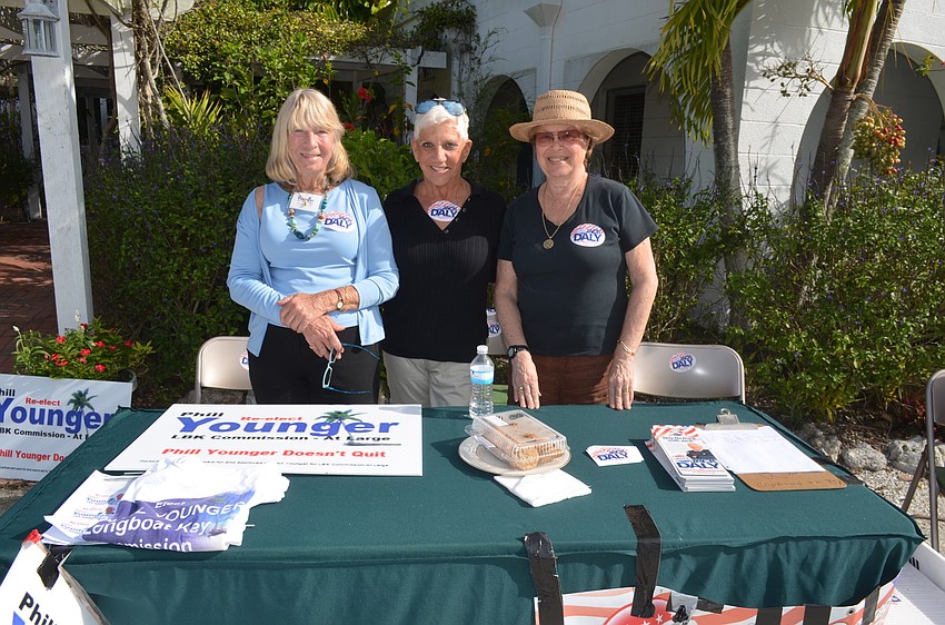 Kip O’Neill, Lillian Sands and Commissioner pat Zunz