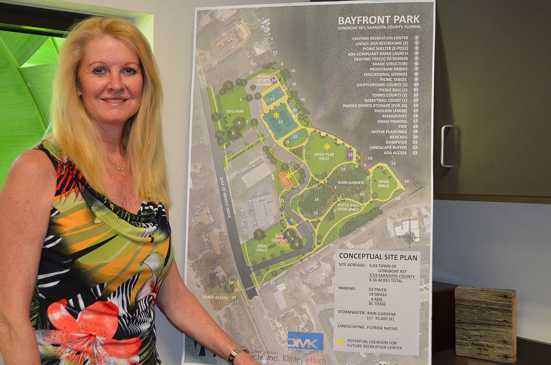 Assistant to the Town Manager Susan Phillips suggested the Kiwanis Club of Longboat Key consider donating the money to Bayfront Park earlier this month.