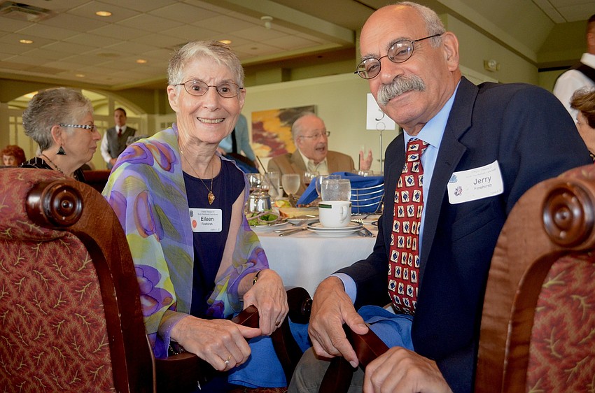Eileen and Jerry Finehirsh enjoy time with friends.
