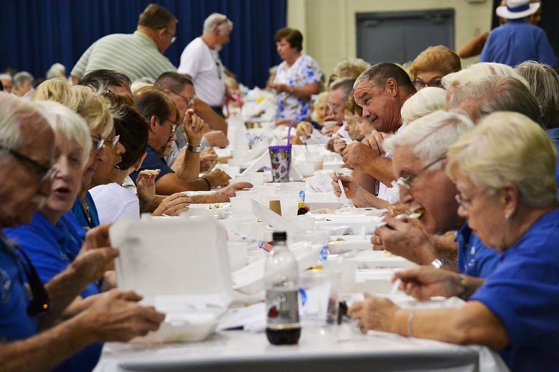 An estimated 700 meals were prepared for the 40th Annual Pioneer Day Picnic last year.