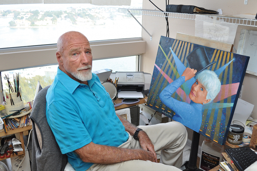 Scott Pike, who was known for painting portraits of Plymouth Harbor residents, died Sept. 13.