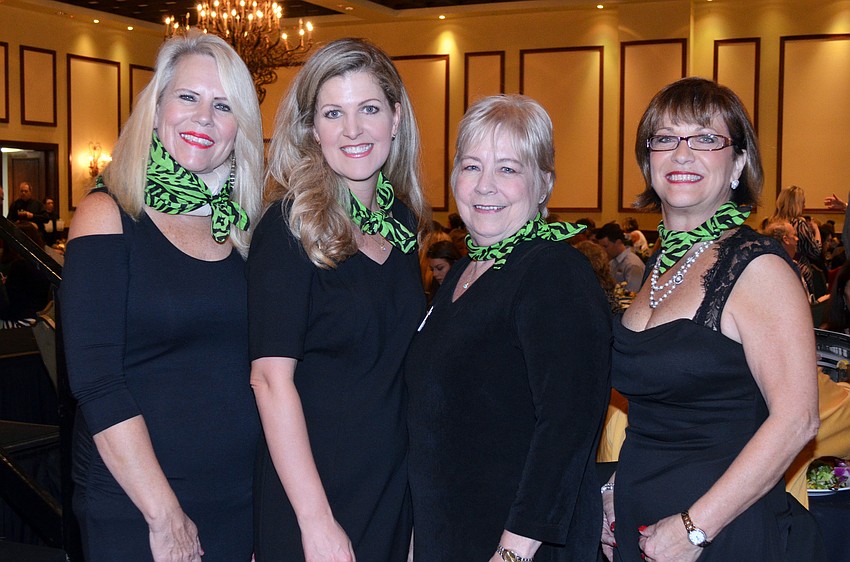Co-Chair Becca Towery, Chairwoman Rebecca Dalton, Kristin Triolo and Alfredda O’Dato