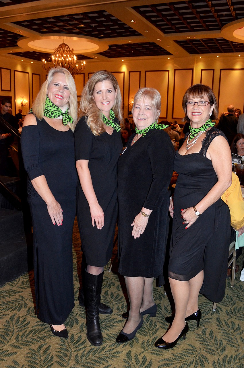 Co-Chair Becca Towery, Chairwoman Rebecca Dalton, Kristin Triolo and Alfredda O’Dato