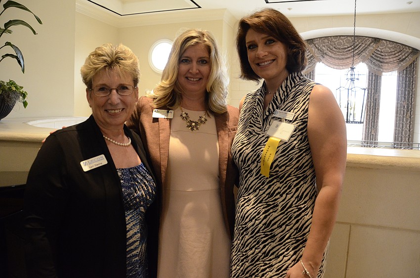 Lori Denny, LECOM, Heather Kasten, LWRBA Executive Director, and Dani Fox, Dani Fox Hypnosis