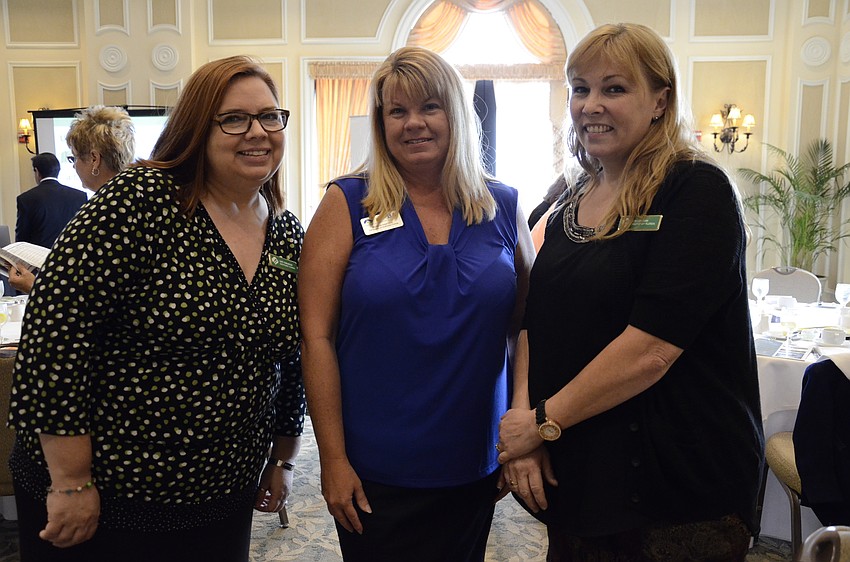 Lori Tomlinson, Patricia Ramthun and Colleen Kean with Girl Scounts of America of Gulfcoast Florida.