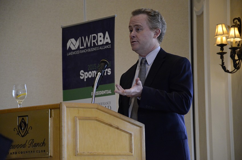 Guest speaker Rusty Coats talks about the future of media.