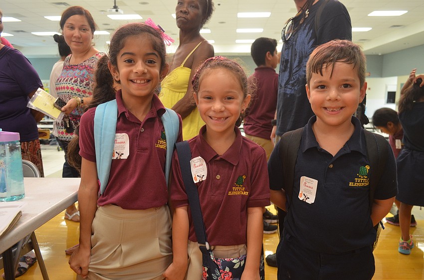 Angelyn Ramirez, Nayeli Santiago and Armando Valderrama