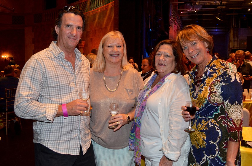 Neal and Vanessa Finelli with Debbie Allen and Bernadette Gottschalk