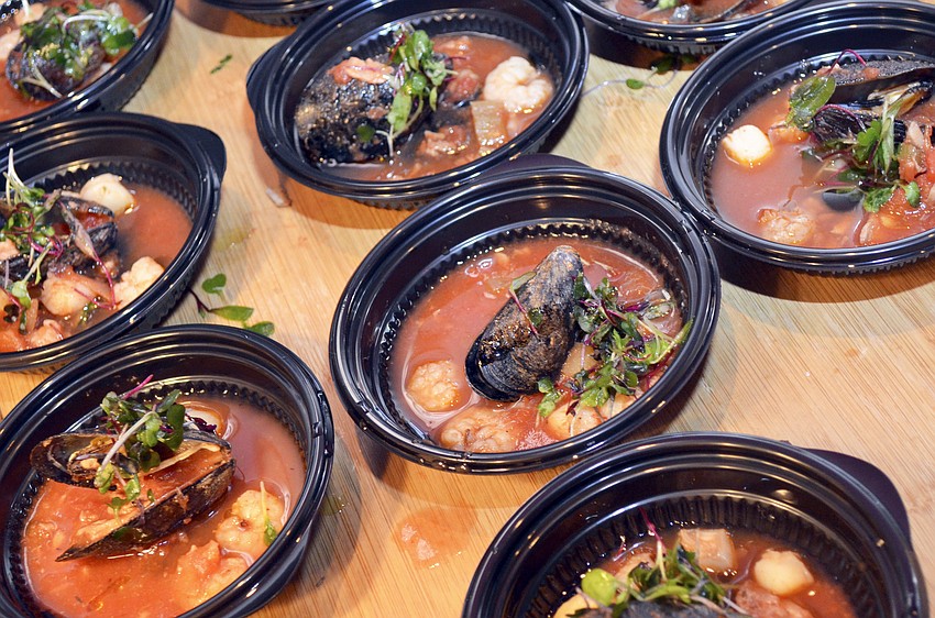 H20 Bistro’s seafood bouillabaisse