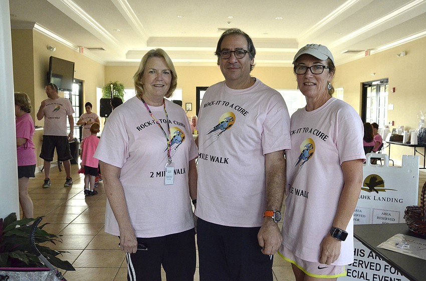 Margo Diener and sponsors Peter and Sandy Gatti