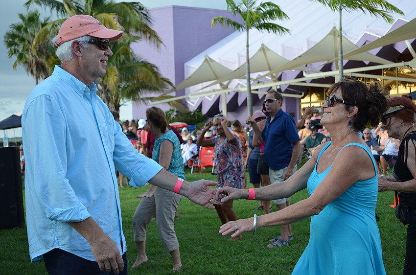 Mark and Annette Gabrick groove to 