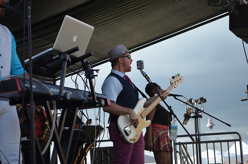 Reverend Barry and the Funktastic Soul featuring the Hellacious Horns brought the funk to a pack crowd at Friday Fest, Sept. 18.