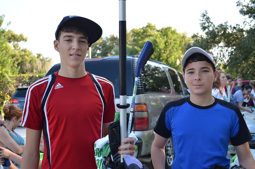 Alex and Ethan Snowman