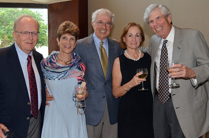 Bob Keller, Susan Blackburn, Eli Karter and Donna and Hugh Woltzen