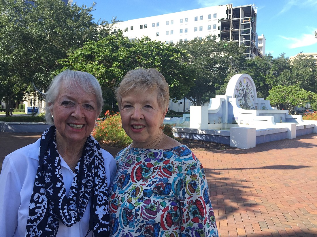 Barbara Campo and Jude Levy, the leaders of Save Our Sarasota, are fighting to preserve what they see as a dwindling supply of downtown parkland.