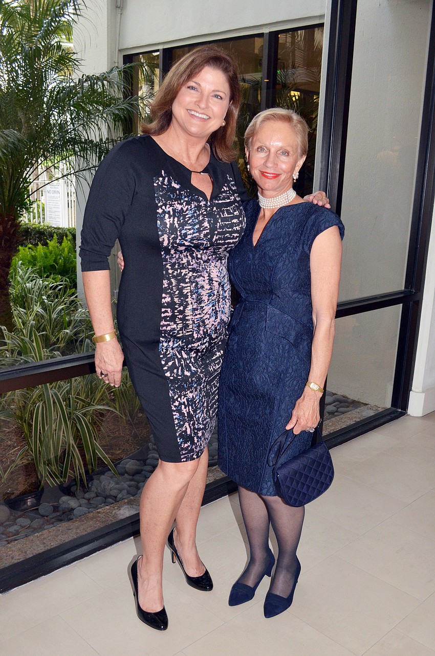 Platinum Appreciation Dinner Chairwoman Chris Lindsay and Town Hall 2015 Chariwoman Nancy Morgan