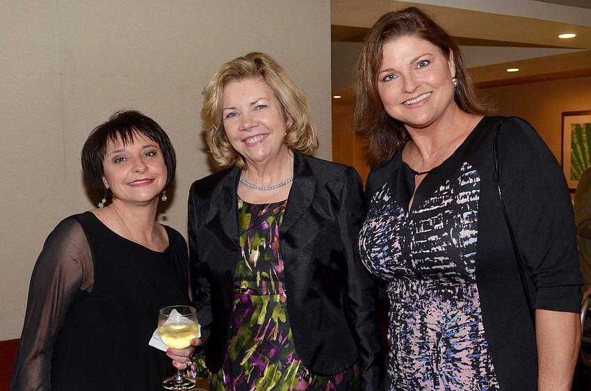 Bonnie Polk, Susan Park and Platinum Appreciation Dinner Chairwoman Chris Lindsay