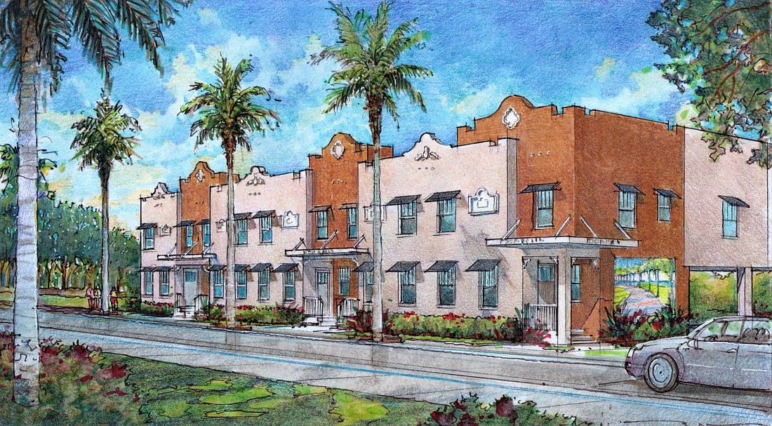 The Rosemary Artist Housing Project will include five townhouses that will include 20 bedroom for visiting artists at Florida Studio Theatre.