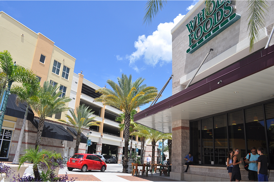 The Whole Foods in downtown Sarasota is often cited as one of the highlights of the CRA.