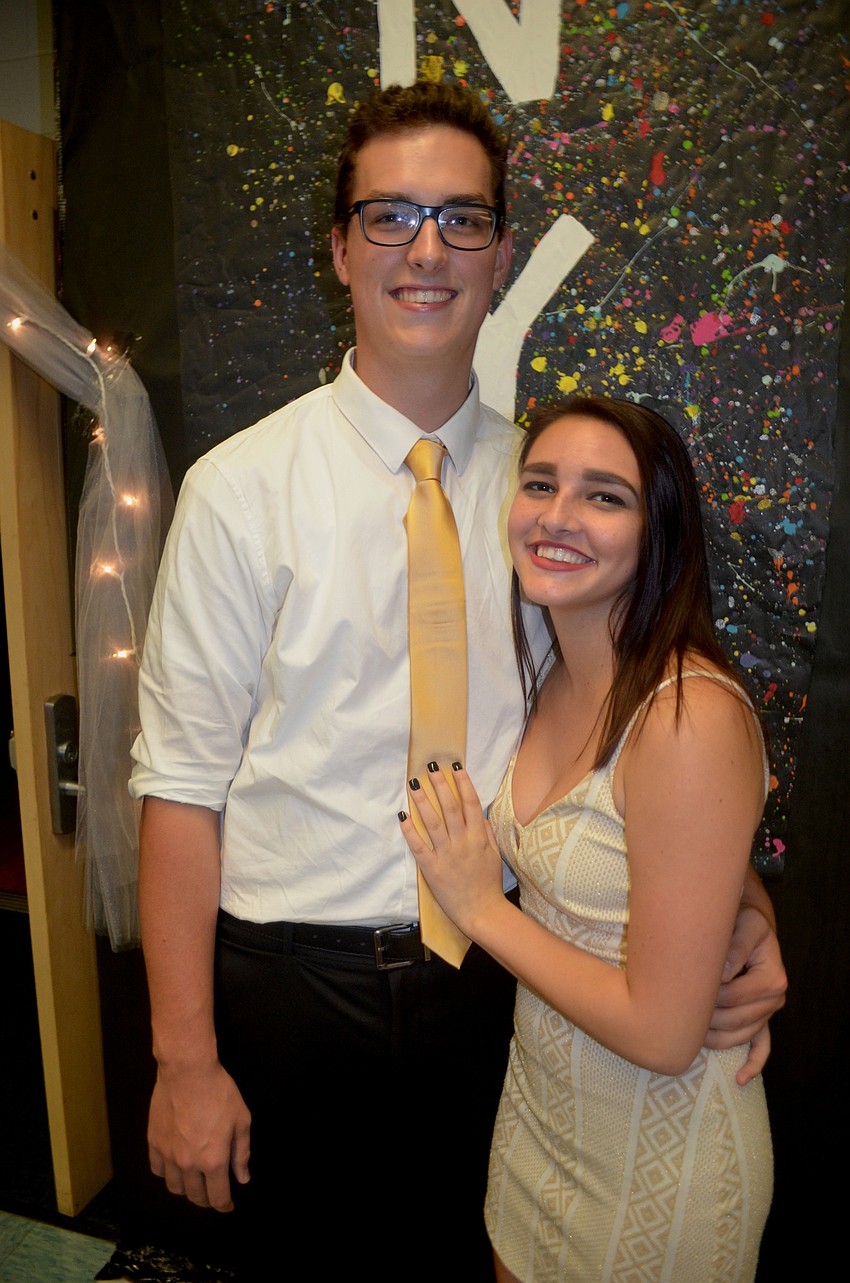 Colin Wilkes and Cheyenne Barber are dance dates.