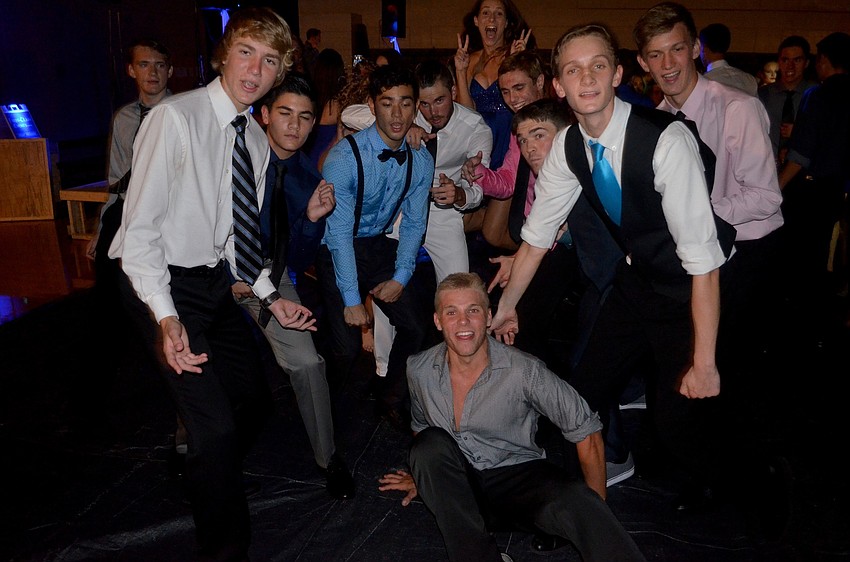 Teenage boys enjoy the music as much as the high school girls.