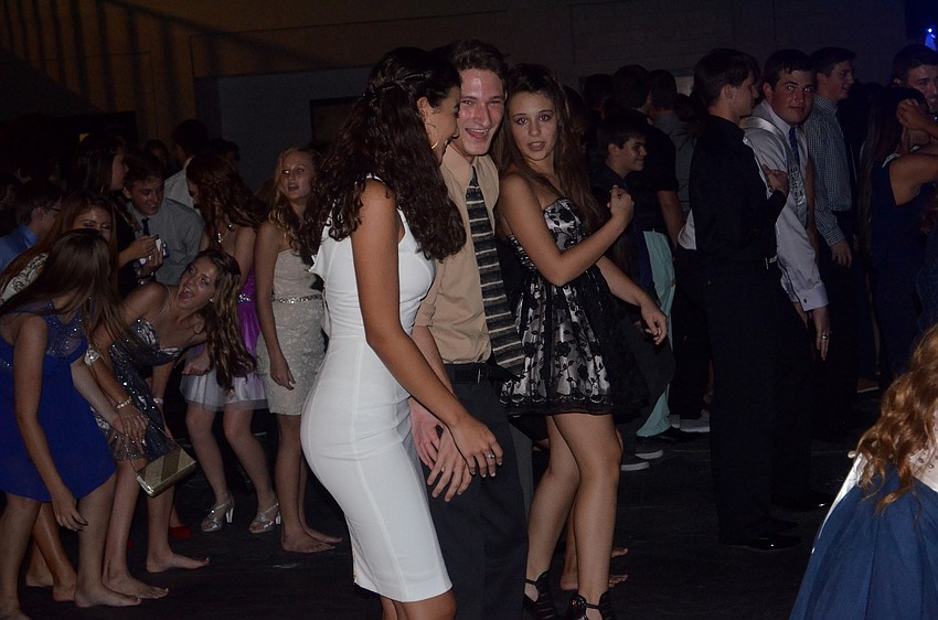 Students enjoy dancing to the 