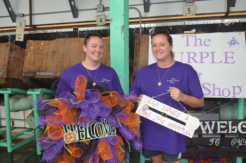 Brandy Watson and Tonya Blanton, of The Purple Turtle Shop