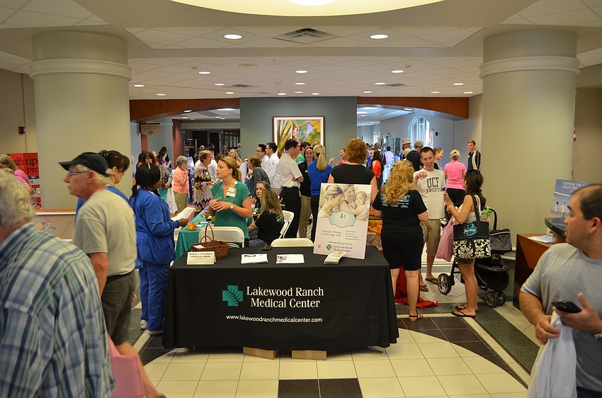 Vendors offered medical consolation and advice for Lakewood Ranch residents.