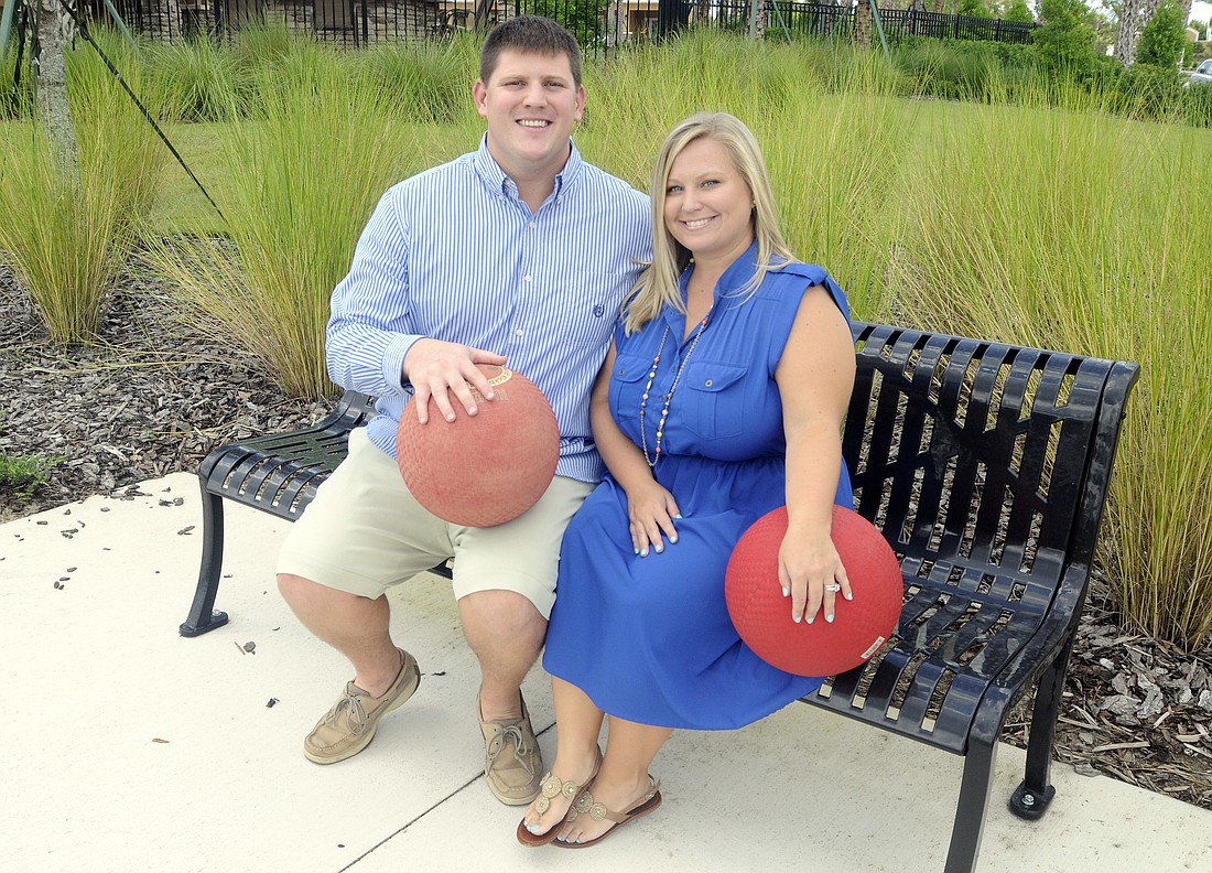 Lakewood Ranch residents Chris and Jessi McComas spent nearly four years playing kickball for "Ball Me Maybe" in Knoxville, Tenn. The couple recently founded MVP Sports and Social, which will open its first kickball season Oct. 5.