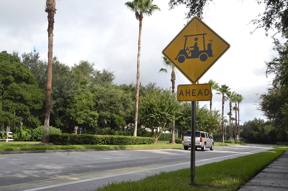 If the amendment to the golf cart ordinance should pass at the Oct. 6 Manatee County Commission meeting, golf carts will be banned from driving on Tara Boulevard.