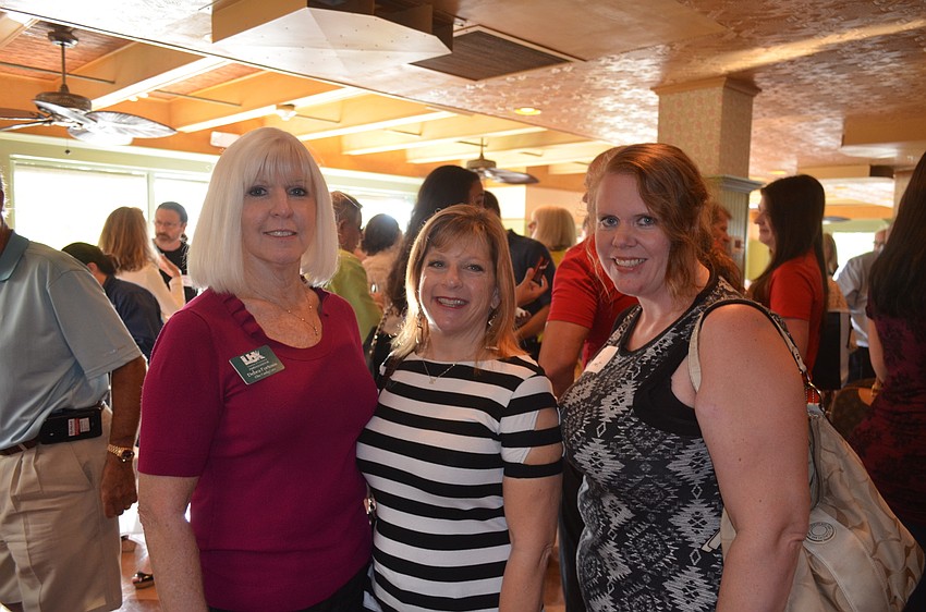 Debra Fortosis, of Elite Family Care, Jill Gerber, of Take Shape for Life, and Lisa Dubeansky, of Hosted Gourmet