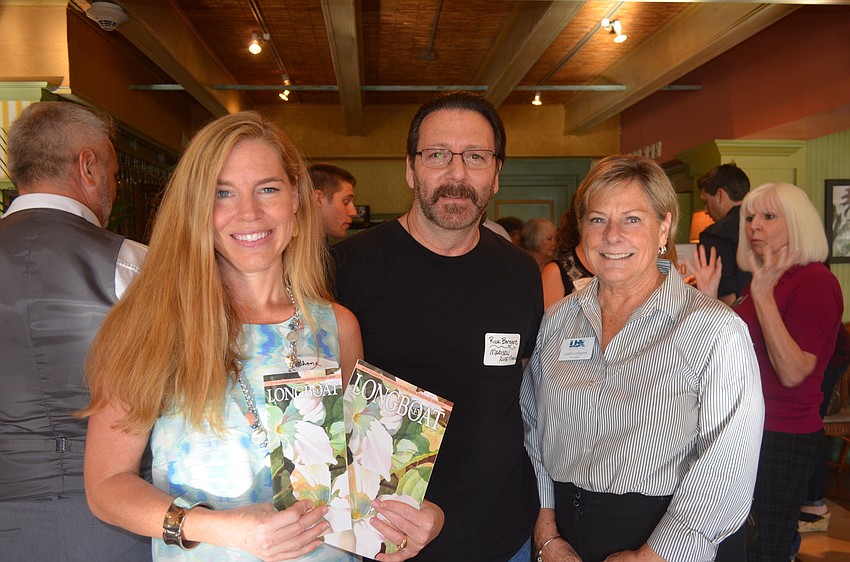 Shona Otto and Rick Berger, of event sponsor Madison Ave. Media, and Chamber President Gail Loefgren