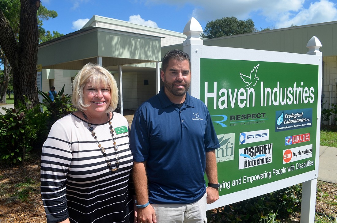 Community Haven President and CEO Marla Doss and Vice President of Operations Brad Jones expect to break ground in December on the new vocational center.