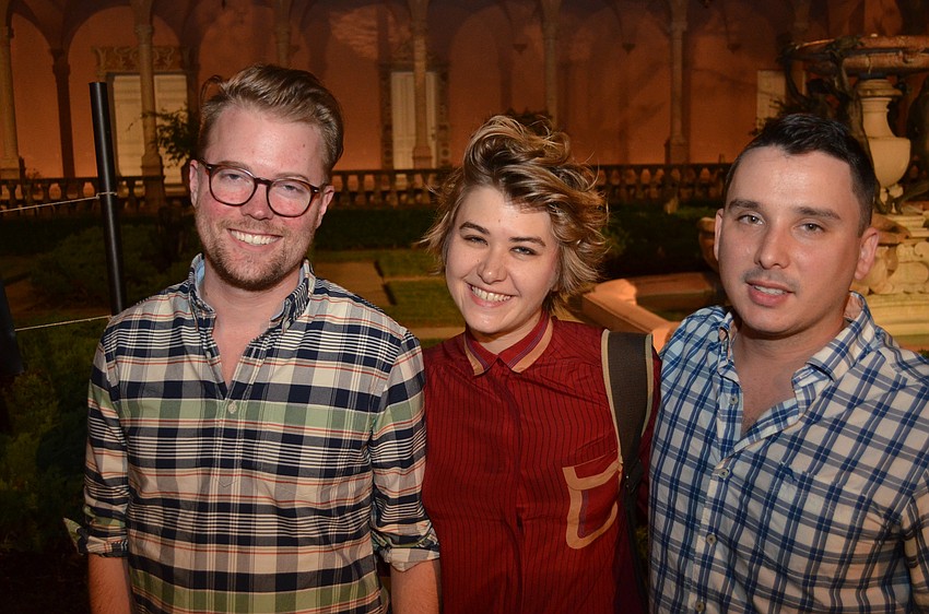 Joshua Sears, Eska Palmer and Stefan Yokaitis