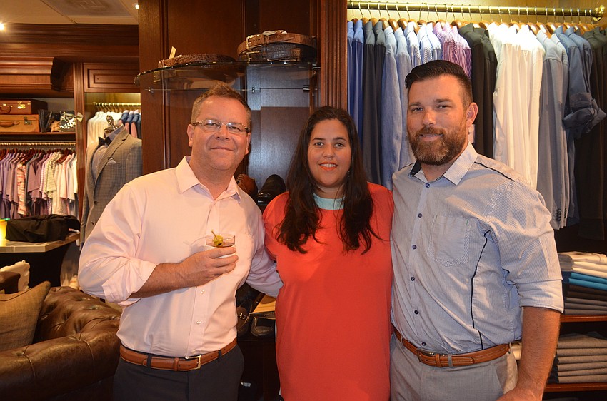 David Kramer with Caroline and Patrick Tanner