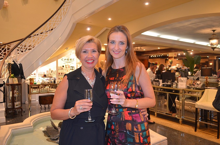 The Met Fashion House Manager Maryse Lelievre and Spa Manager Monika Kosz