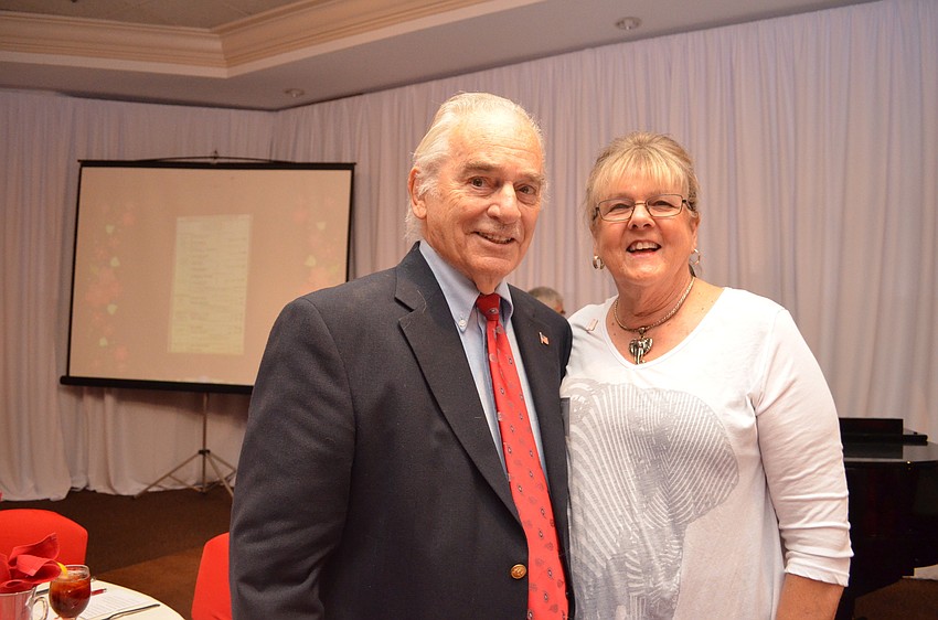 Roy Wells and Casey Pilon, Republican Party of Sarasota State Committee Chairwoman.