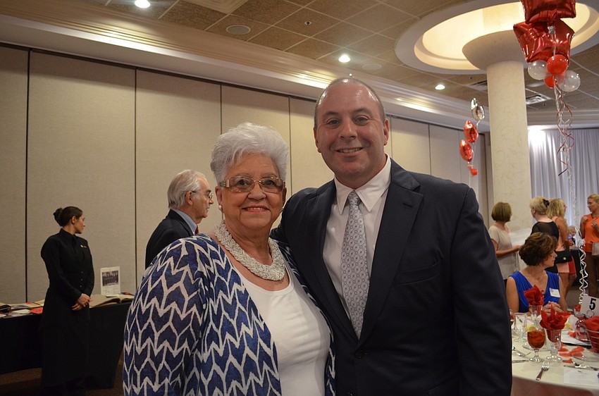Cynthia Crowe with Rep. and Chairman of the Republican Party of Florida Blaise Ingoglia.