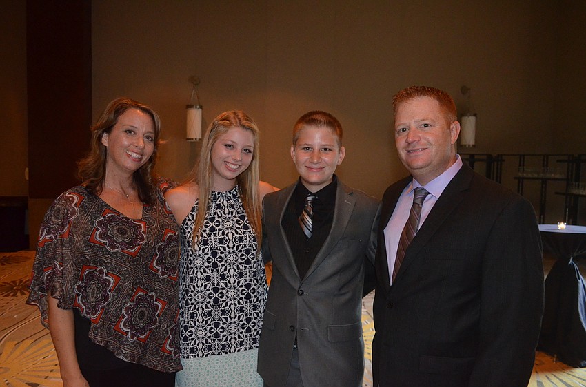 Kristen, Emma, Joey and Gregg Blair