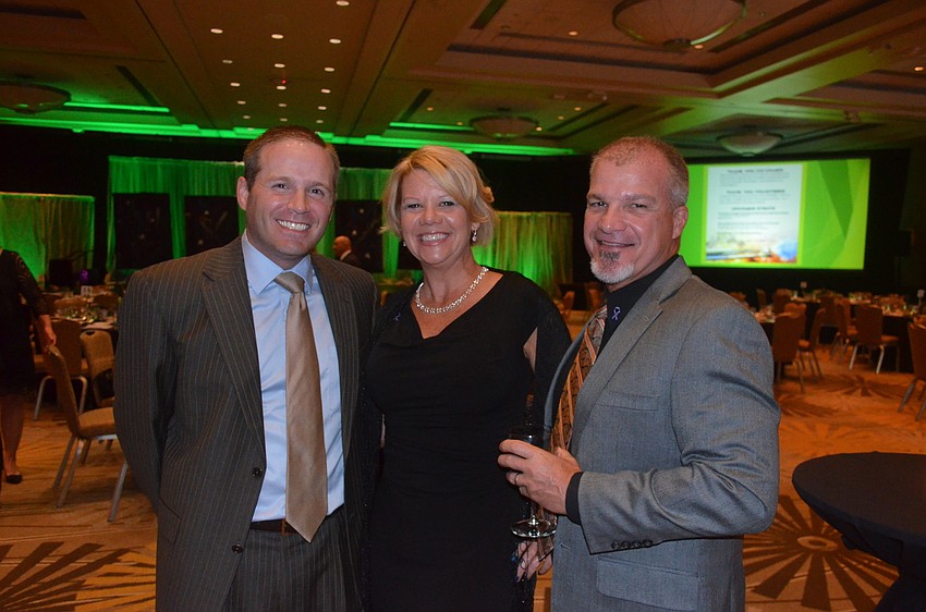 Ryan Owen, Amy and Payton Foundation Board Member Dave Mann