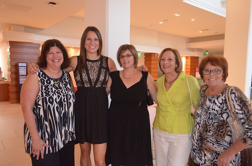 Cyndi Myers, Ashley Gabbert, Christina Marziale, Linda Pontarelli and Sharon Marziale