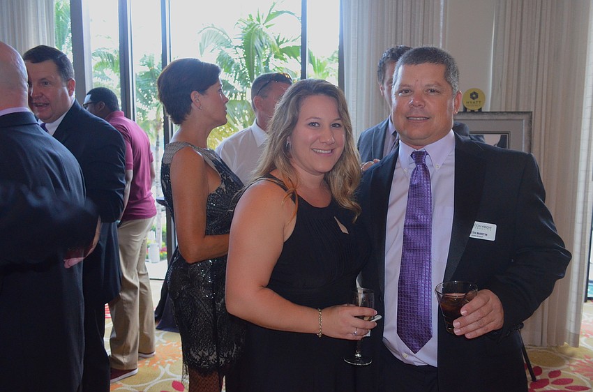 Shawna Frank and Payton Foundation Board Member Keith Martin