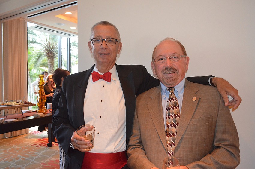 Payton Foundation Board Member Dr. Robert Morelli and Bill Porter