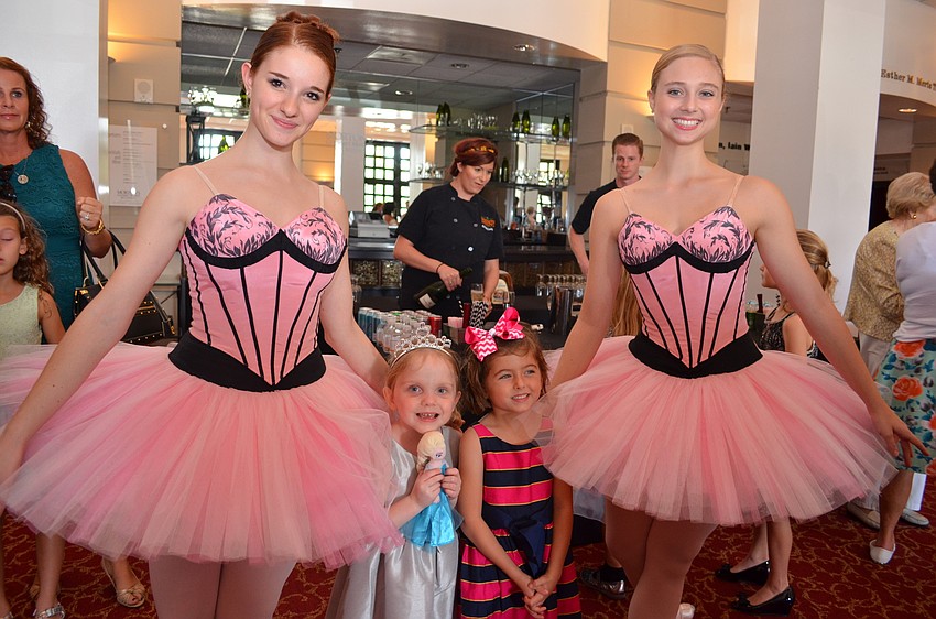Sarasota Ballet Company dancers Indiana Cote and Caitlin Gish with Izzy Wieand and Rory Wagner.