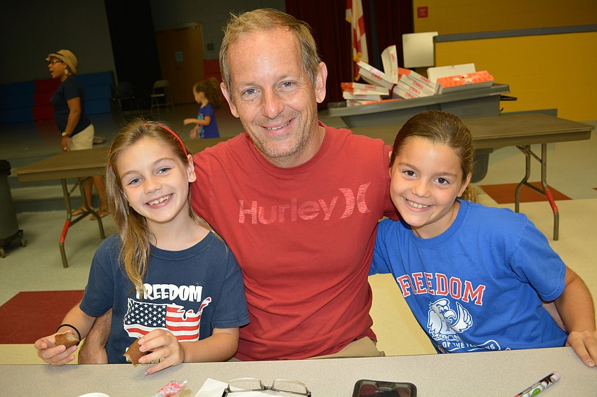 Jay Bondurant loves spending time with his girls, Lola, left, and Grace, right.