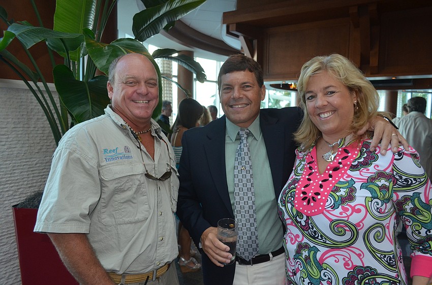 Larry Beggs with Jeff and Katrin Rudge