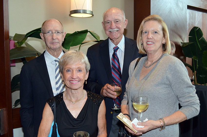 Tom and Gwen Watson with Sam and Sally Marrs